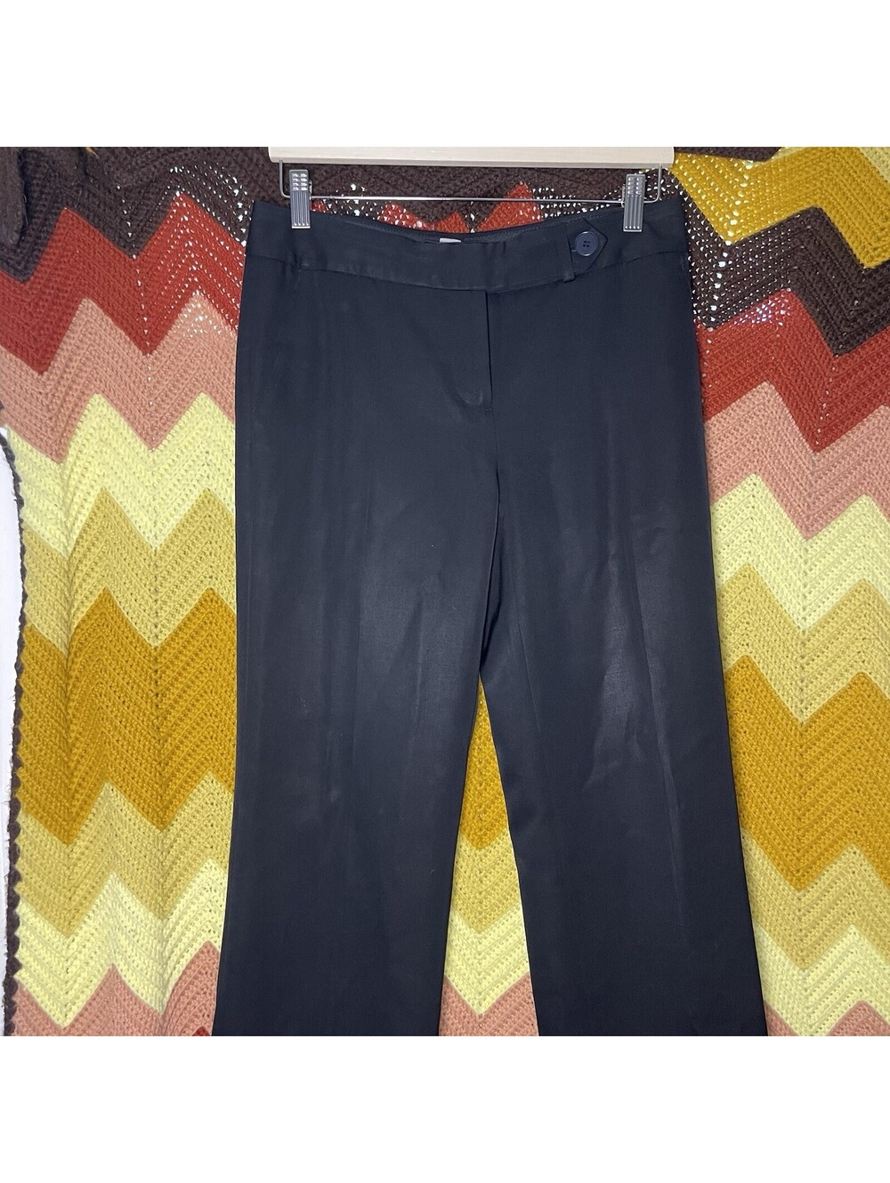 J. Crew Pants Favorite Fit Navy Wool Trousers 2 Career Business Classic Pant